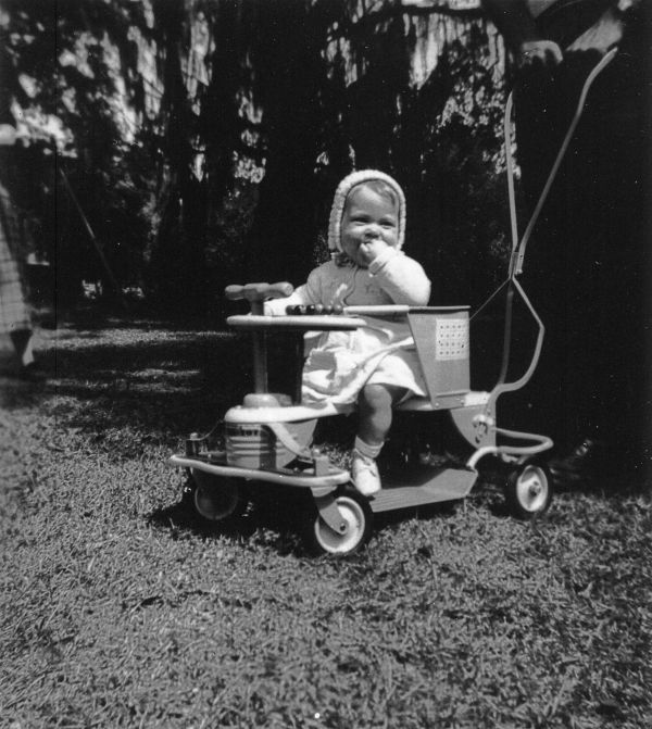 Child in walker - Mandarin, Florida.