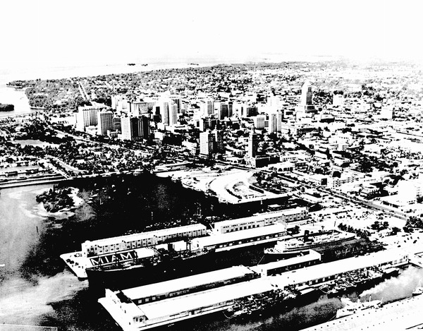 Miami harbor and commercial docks