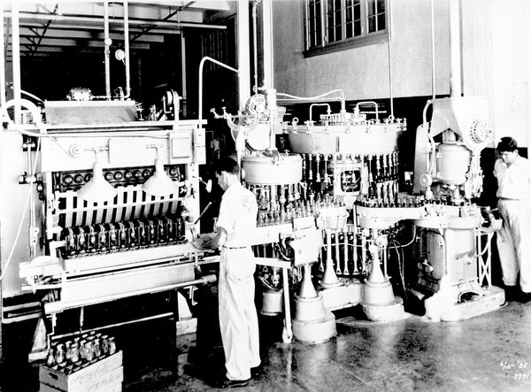 Coca Cola bottling works interior