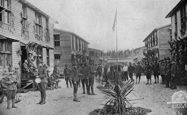 Street scene - Camp Joseph E. Johnston