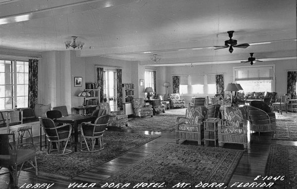 Villa Dora Hotel lobby - Mount Dora, Florida