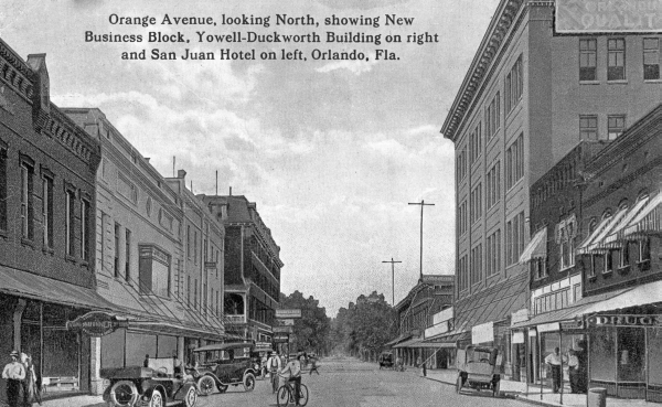 Orange Avenue looking north - Orlando, Florida.