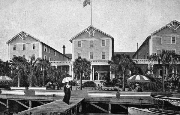 The Palm Beach Hotel and pier - Palm Beach, Florida