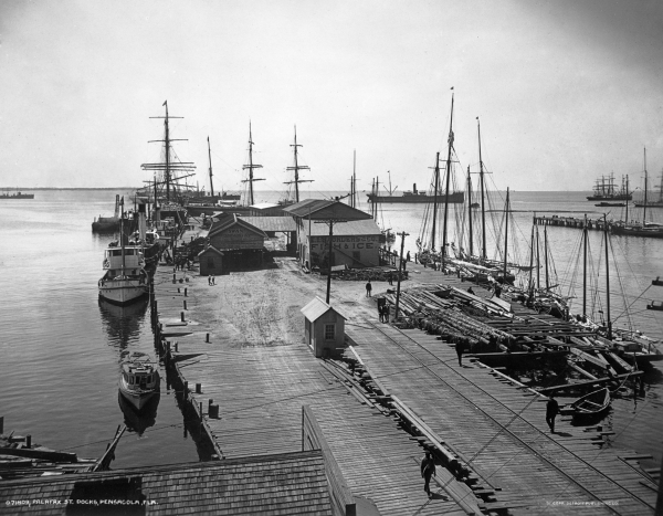 Palafox Street wharf - Pensacola, Florida.