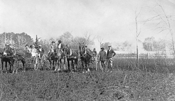 Rabbit hunt at Tall Timbers - Tallahassee, Florida.