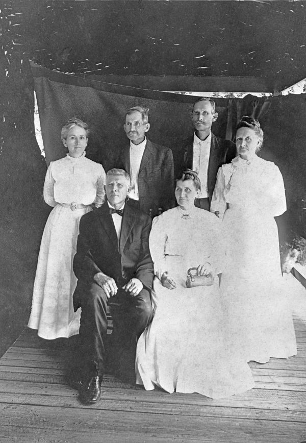 Portrait of three couples - Polk County, Florida.