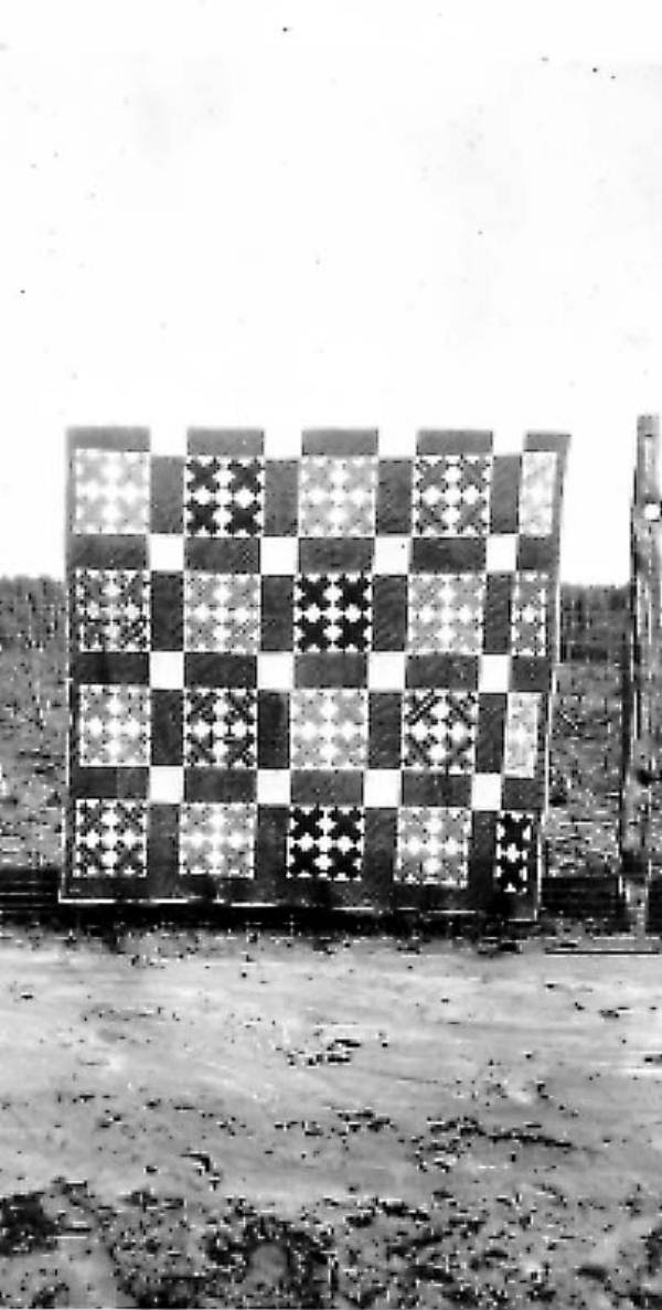 Entry in the demonstration quilt and beadspread show - Jefferson County, Florida