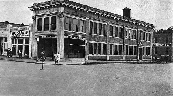 View of Quincy business district
