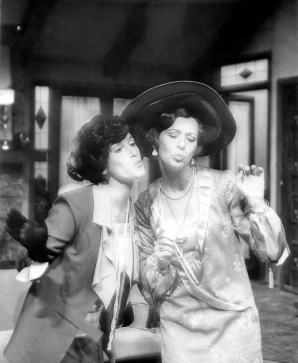 Barbara Redmond and Polly Holliday at the Asolo Theater - Sarasota, Florida.