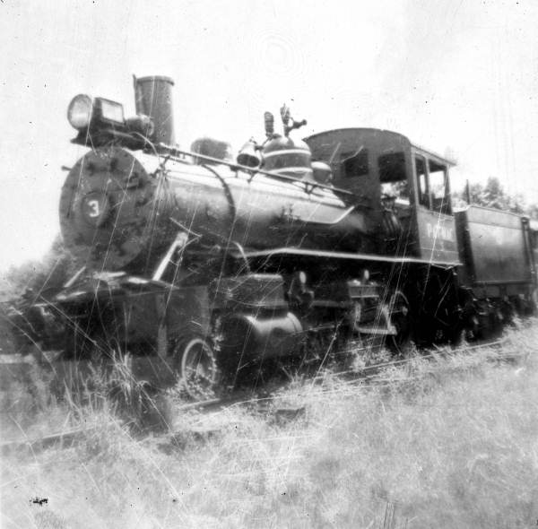 Patterson-McInnis Lumber Company engine number 3.
