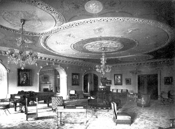Central parlor at the Ponce de Leon Hotel - St. Augustine, Florida