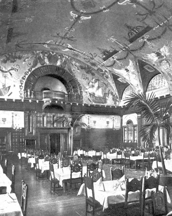Dining room at the Hotel Ponce de Leon - St. Augustine, Florida