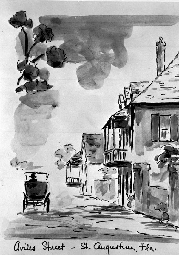 Aviles Street - St. Augustine, Florida.