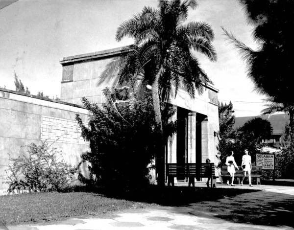 The Solarium on the approach to the pier - Saint Petersburg, Florida