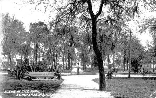 Scene in Williams Park - Saint Petersburg, Florida