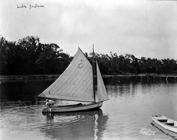 Sailboat on Lake Jackson - Sebring, Florida