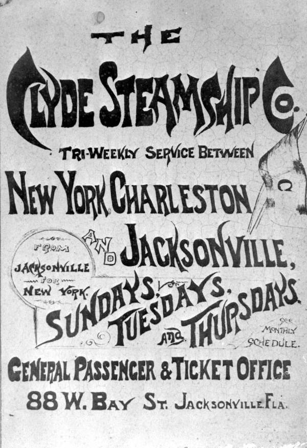 Clyde Steamship Company poster
