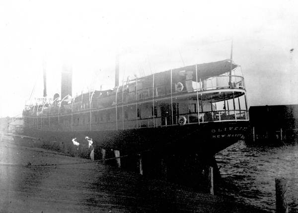 Steamship, Olivette at Port Tampa, Florida.