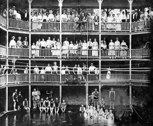 Interior of Spring House - White Springs, Florida