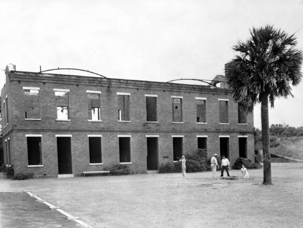 Old barracks building at Fort Clinch - Fernandina, Florida