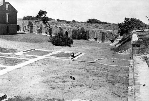 Fort Clinch during restoration - Fernandina, Florida