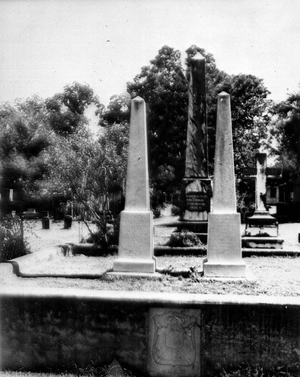 Graves of Prince and Princess Murat - Tallahassee, Florida.