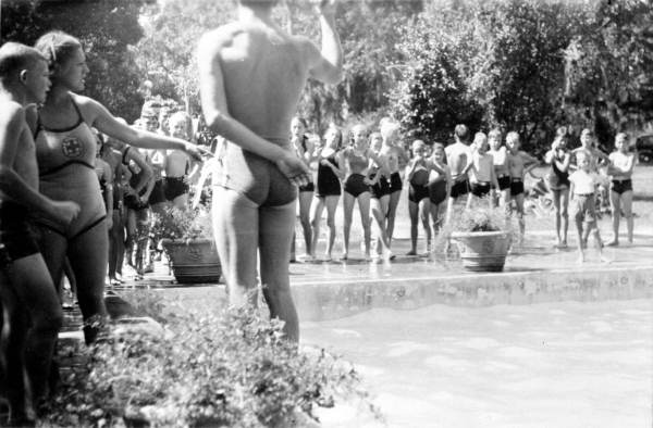Swimming lessons at Goodwood - Tallahassee, Florida.