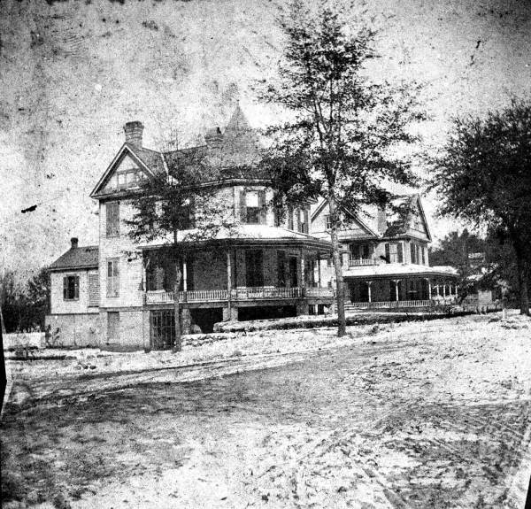 Dr. Palmer's home on the corner of Adams and Lafayette.