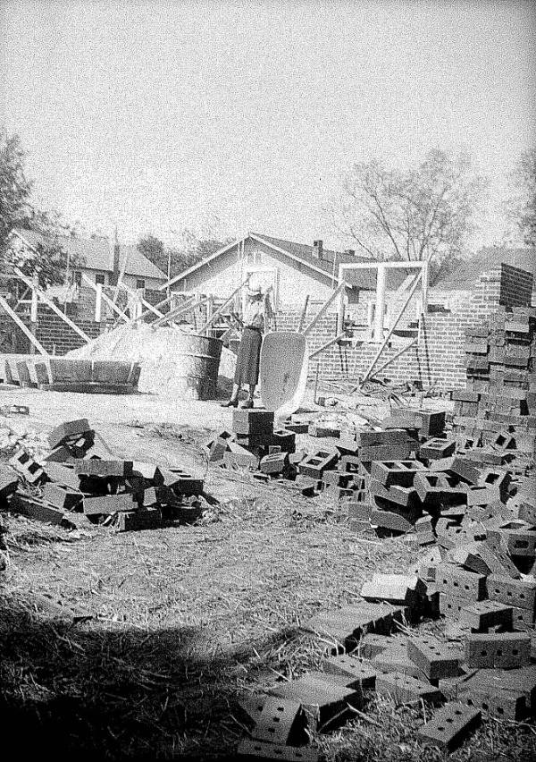 Beginning construction on the Wesley Foundation House