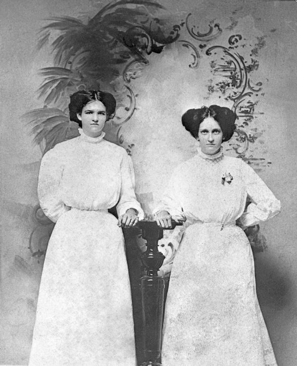 Emma and unidentified woman - Tampa, Florida.