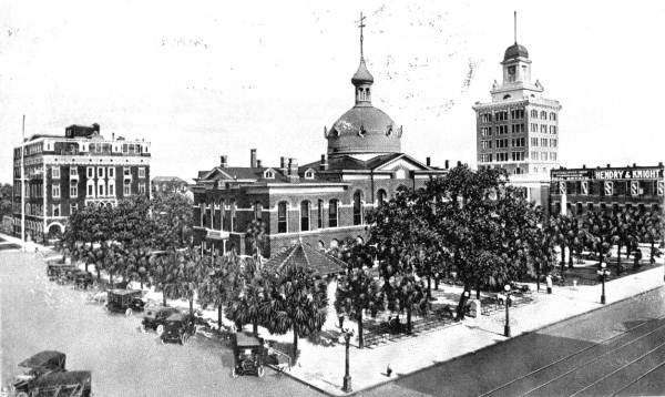 Elk's home, courthouse and new city hall - Tampa, Florida.