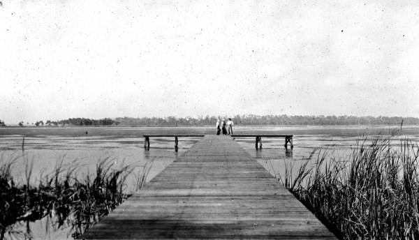 Dock at the foot of Retta Street - De Leon Springs, Florida