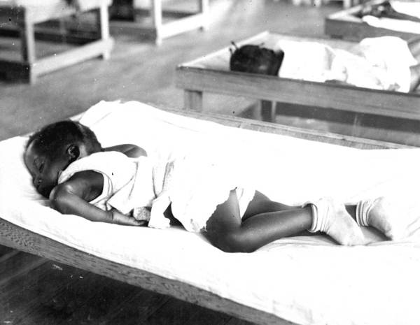 Girls sleeping at a FERA nursery - West Palm Beach, Florida.