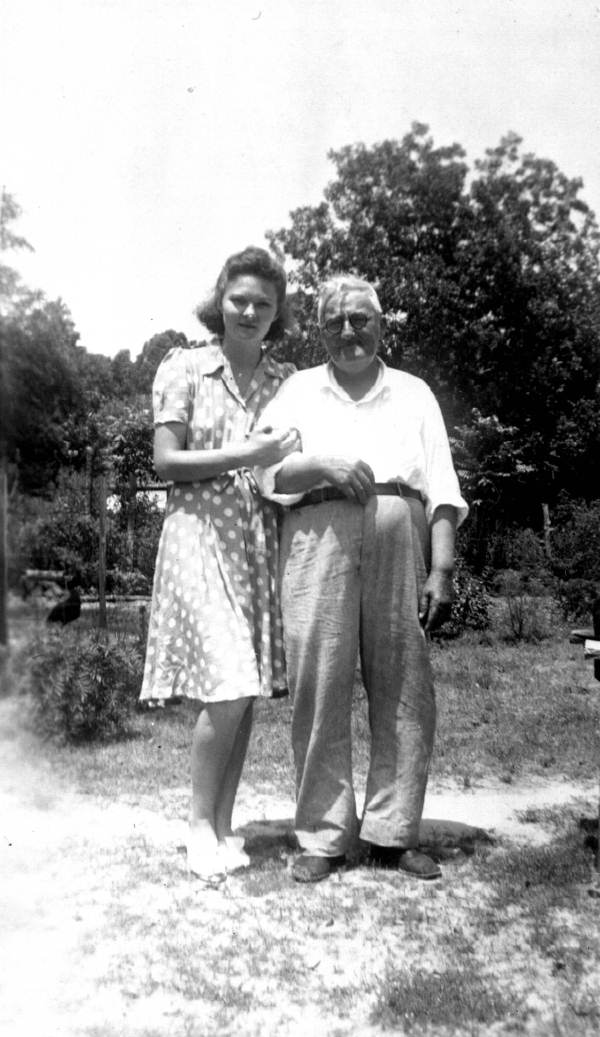 Granddaughter and Blanche Cogswell - Woodville, Florida
