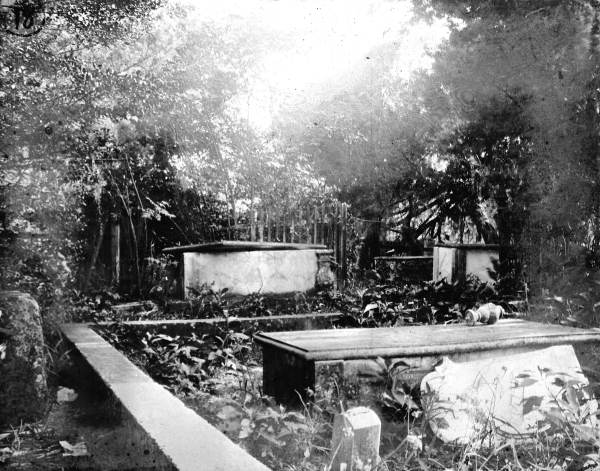 Graves in the Saint Augustine cemetery just outside the city gates - St. Augustine, Florida