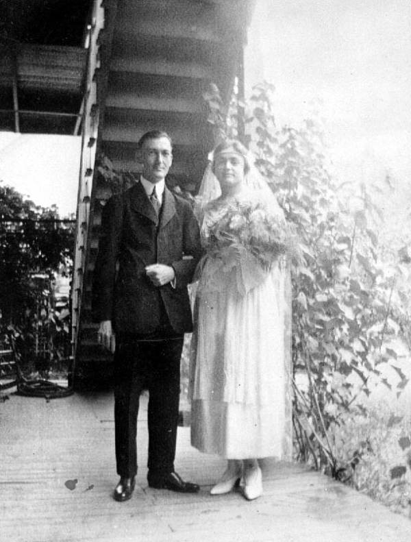 Couple just married.