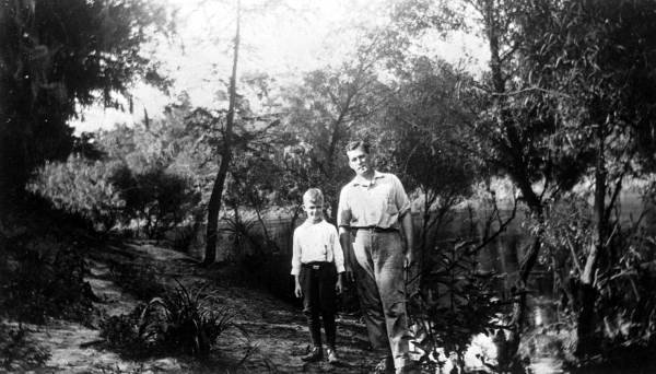 Henry Noegel and his son Charles