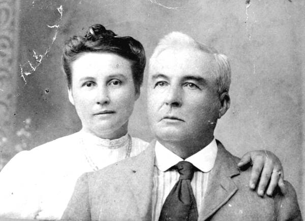 Colonel Isaac E. Barwick and his daughter Annie Barwick Hooker