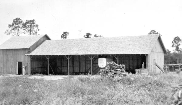 Outbuilding on the I.A. Krusen ranch - Pasco County, Florida
