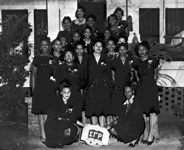 Sigma Gamma Rho sorority ceremony - Tallahassee, Florida.