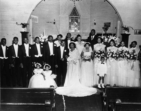 Wedding of Wilhemina Crawford and Leroy Wester - Tallahassee, Florida.