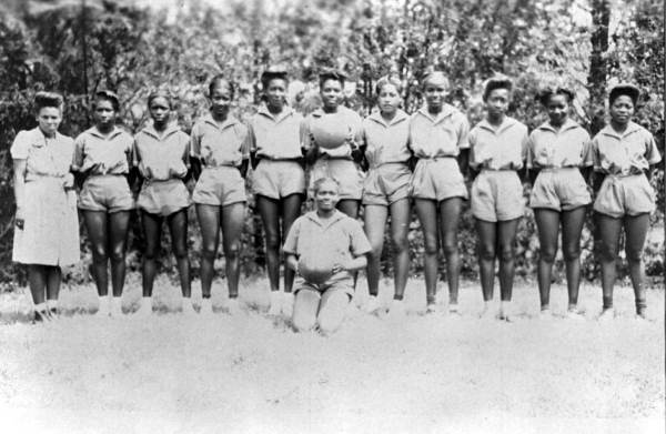 Lincoln High School girls basketball team - Tallahassee, Florida.