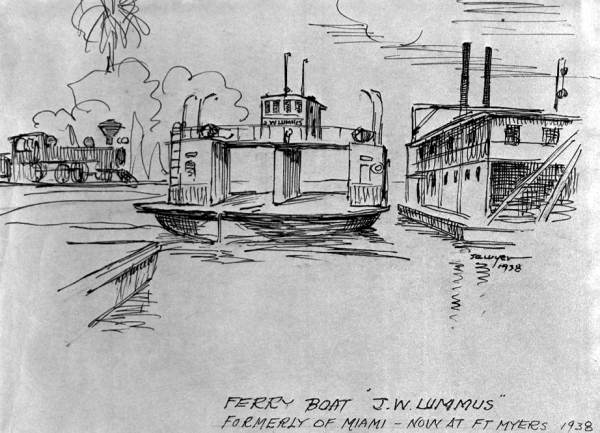 "J.W. Lummus", drawn by Philip Ayers Sawyer