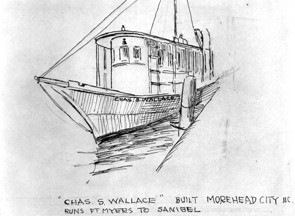 "Chas S. Wallace", drawn by Philip Ayers Sawyer