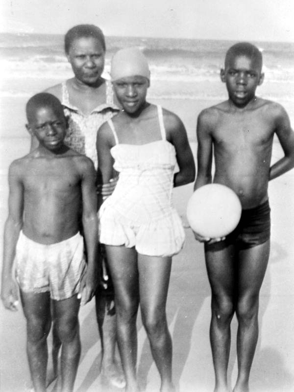 Rosier family at American Beach - Amelia Island, Florida
