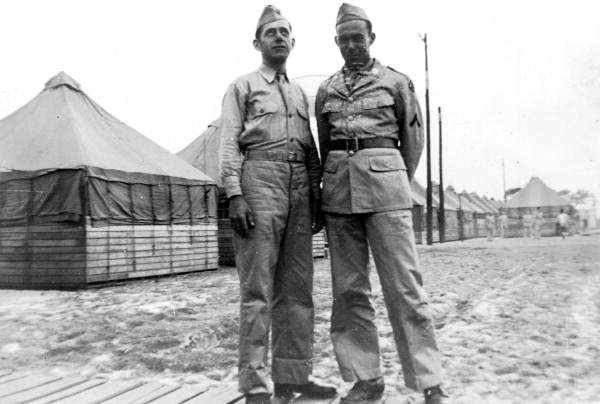 Soldiers at Camp Blanding.