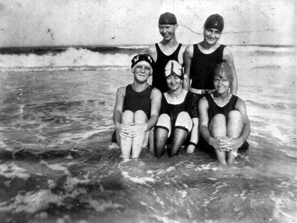 Group at the beach - Jacksonville Beach, Florida.