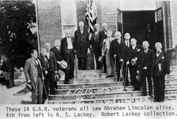 G.A.R. veterans assembled for a group portrait - Saint Cloud, Florida