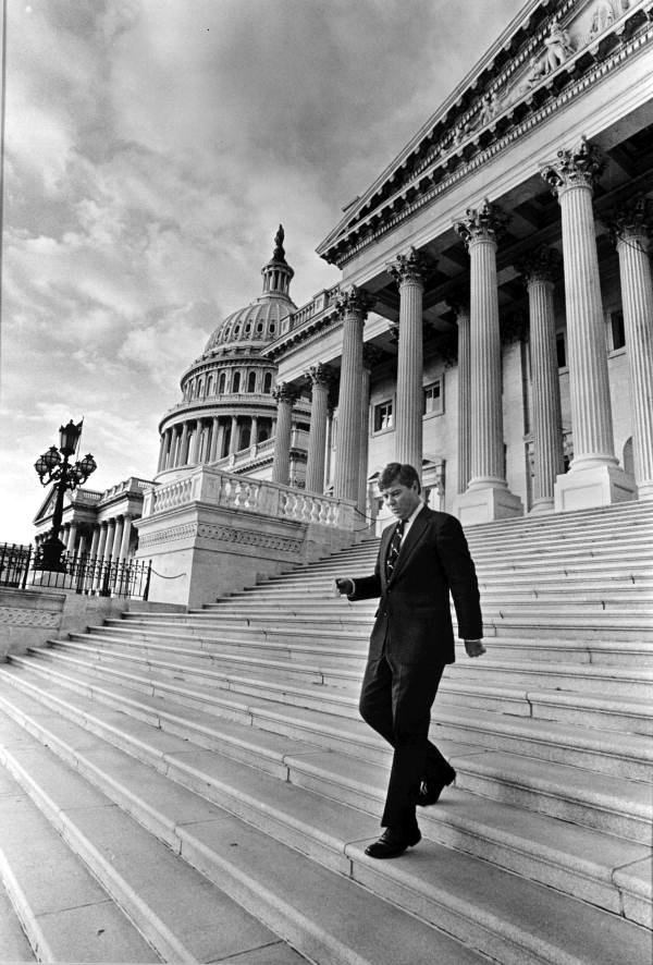 United States Senator Bob Graham on the steps of the nation's capitol - Washington, D.C.