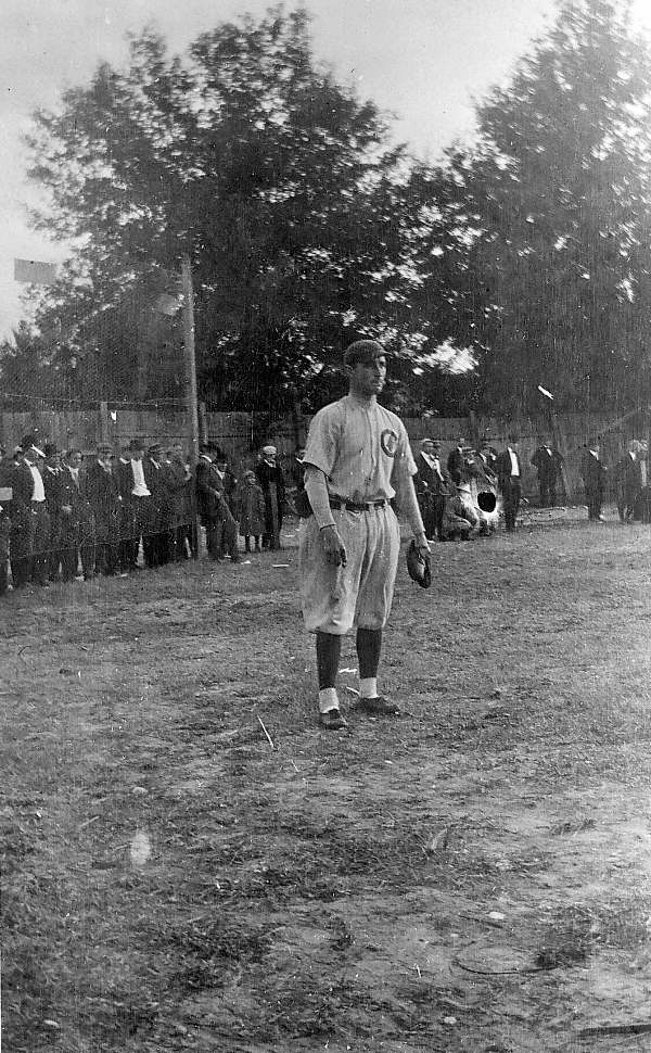 Chicago Cubs player catcher Jimmy Archer at Stetson University.